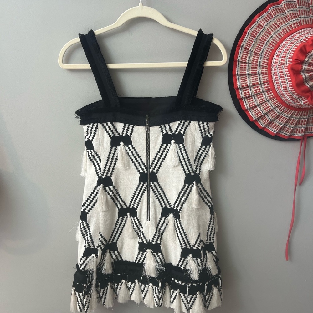 Alexis mini Tassel dress